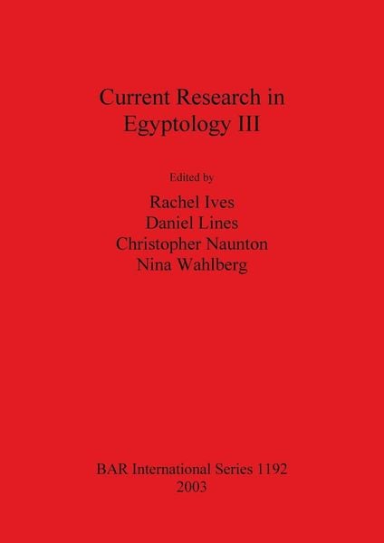 Produktbild: Current Research in Egyptology III