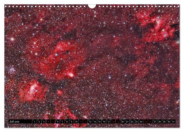 Produktbild: Galaktische Nebel (Wandkalender 2026 DIN A3 quer), CALVENDO Monatskalender