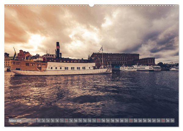 Produktbild: Stockholm - Nordische Sch&ouml;nheit (hochwertiger Premium Wandkalender 2026 DIN A2 quer), Kunstdruck in Hochglanz