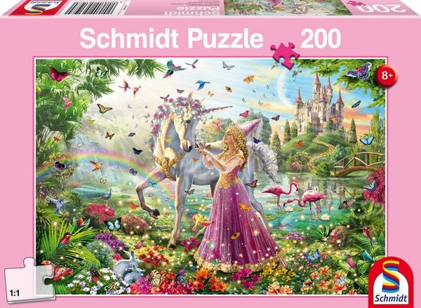 Produktbild: Puzzle Schmidt Spiele 56197 Sch&ouml;ne Fee im Zauberwald 200 Teile