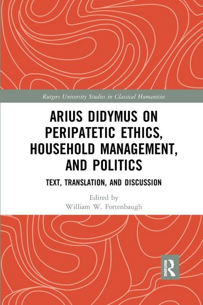Produktbild: Arius Didymus on Peripatetic Ethics, Household Management, and Politics