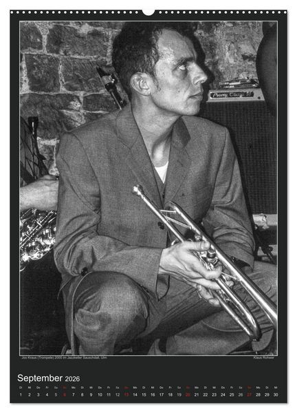 Produktbild: Jazz Moments (Wandkalender 2026 DIN A2 hoch), CALVENDO Monatskalender