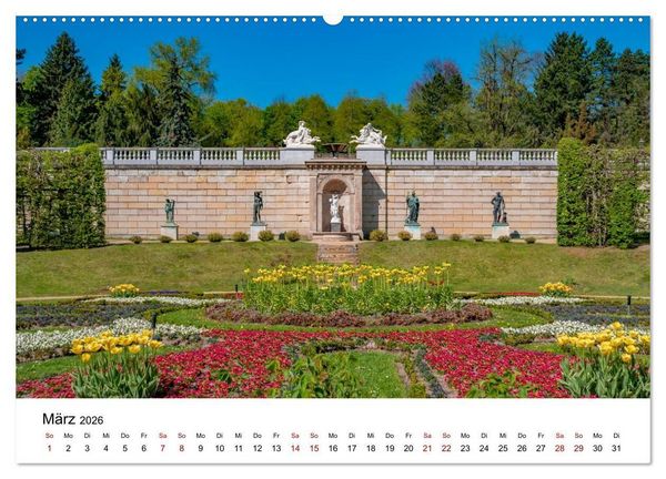 Produktbild: Potsdam - Ein Spaziergang Durch Zeitlose Eleganz (hochwertiger Premium Wandkalender 2026 DIN A2 quer), Kunstdruck in Hochglanz