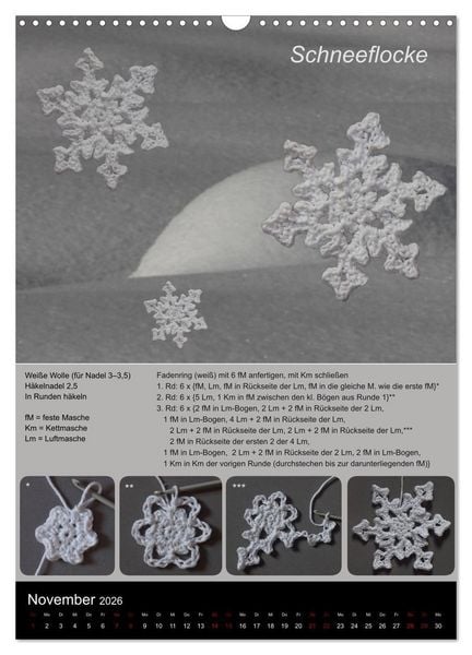 Produktbild: Amigurumi - H&auml;kelideen mit Anleitung (Wandkalender 2026 DIN A3 hoch), CALVENDO Monatskalender