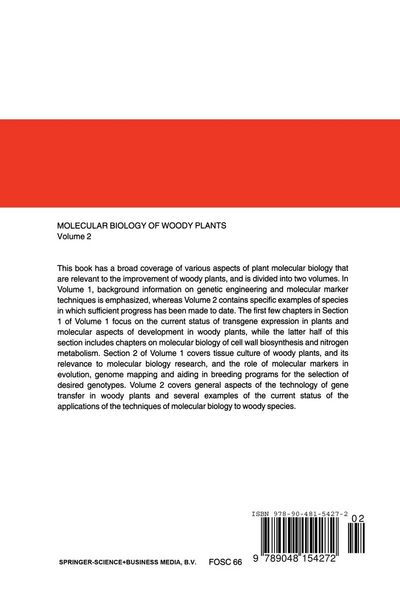 Produktbild: Molecular Biology of Woody Plants