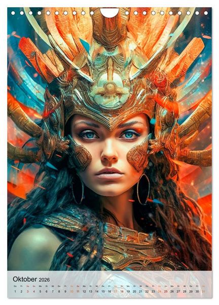 Produktbild: Fantasy Queens (Wandkalender 2026 DIN A4 hoch), CALVENDO Monatskalender