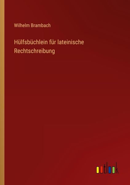 Produktbild: H&uuml;lfsb&uuml;chlein f&uuml;r lateinische Rechtschreibung