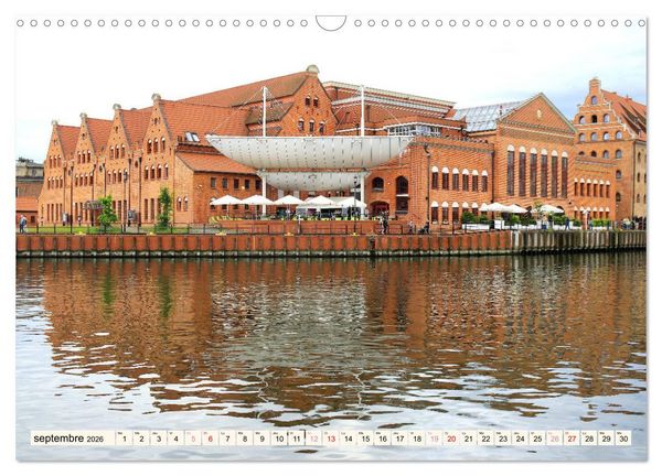Produktbild: GDANSK - Ville portuaire de r&ecirc;ve en Pologne (Calendrier mural 2026 DIN A3 vertical), CALVENDO calendrier mensuel