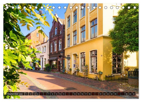 Produktbild: LEER Museumshafen und Altstadt (Tischkalender 2026 DIN A5 quer), CALVENDO Monatskalender