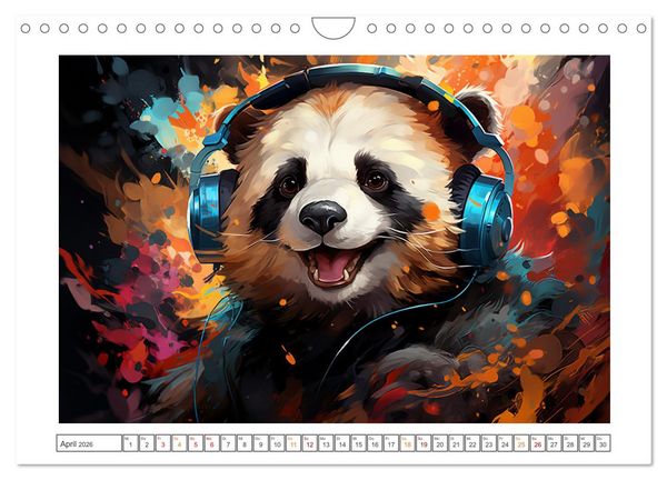 Produktbild: Musik Safari (Wandkalender 2026 DIN A4 quer), CALVENDO Monatskalender