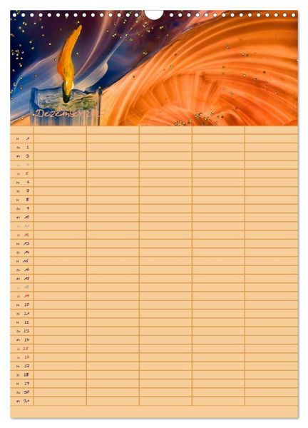 Produktbild: Bl&uuml;tenzauber - Familienplaner 2027 (Wandkalender 2027 DIN A3 hoch), CALVENDO Monatskalender