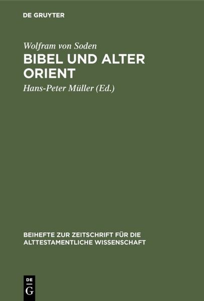 Produktbild: Bibel und Alter Orient