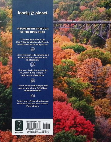 Produktbild: Lonely Planet Best Road Trips New York & the Mid-Atlantic