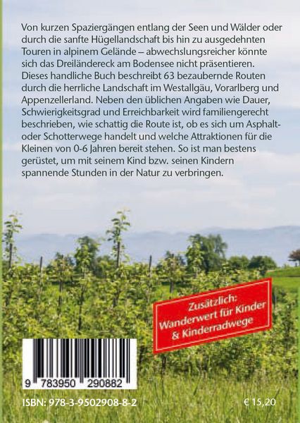 Produktbild: ABVERKAUF: Kinderwagen-Wanderungen im Westallg&auml;u zwischen Alpsee und Bodensee & Dreil&auml;ndereck Deutschland, &Ouml;sterreich und Schweiz