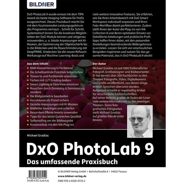 Produktbild: DxO PhotoLab 9 - Das umfassende Praxisbuch