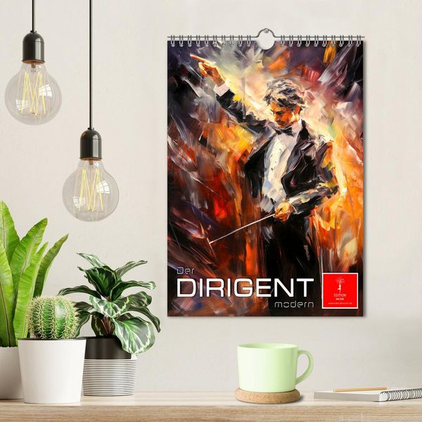 Produktbild: Der Dirigent modern (Wandkalender 2026 DIN A4 hoch), CALVENDO Monatskalender