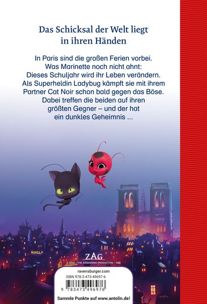Produktbild: Miraculous - Ladybug und Cat Noir - Das Erstlesebuch zum Film