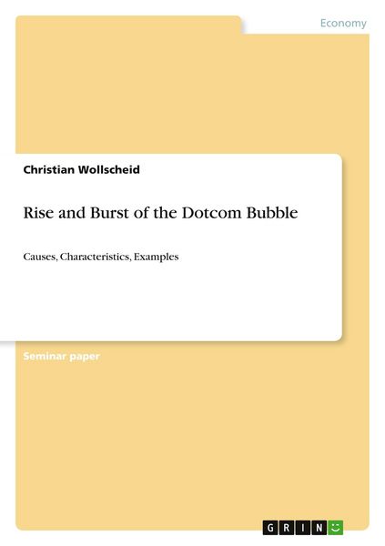 Produktbild: Rise and Burst of the Dotcom Bubble