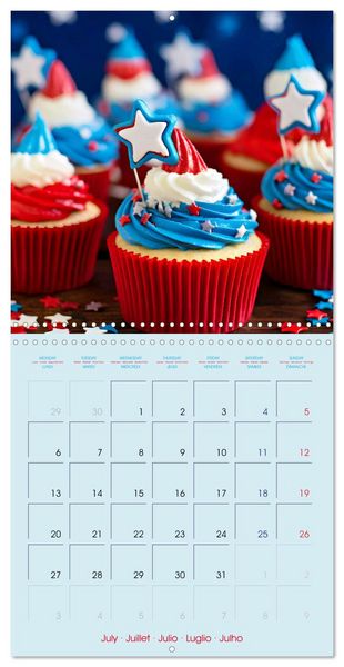 Produktbild: Cupcake Lovers (Wall Calendar 2026 12 &times; 12 Inch) CALVENDO 12 Month Wall Calendar