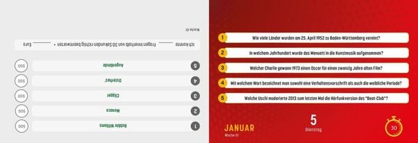 Produktbild: Gefragt Gejagt &ndash; Tagesabrei&szlig;kalender 2027