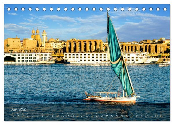 Produktbild: Faszination &Auml;gypten: Kairo - Luxor - Abu Simbel (Tischkalender 2026 DIN A5 quer), CALVENDO Monatskalender