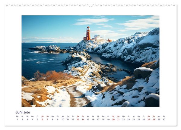 Produktbild: Faszinierender Norden (Wandkalender 2026 DIN A2 quer), CALVENDO Monatskalender
