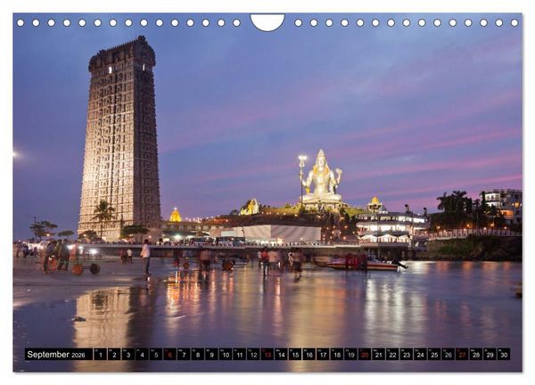 Produktbild: Farbenfrohes aus Indien (Wandkalender 2026 DIN A4 quer), CALVENDO Monatskalender
