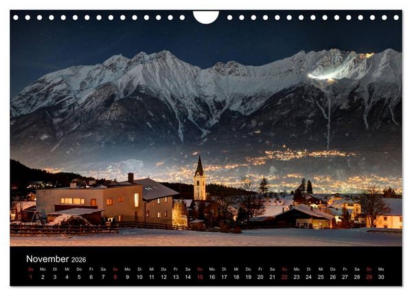 Produktbild: Innsbruck - Capital of the Alps (Wandkalender 2026 DIN A4 quer), CALVENDO Monatskalender