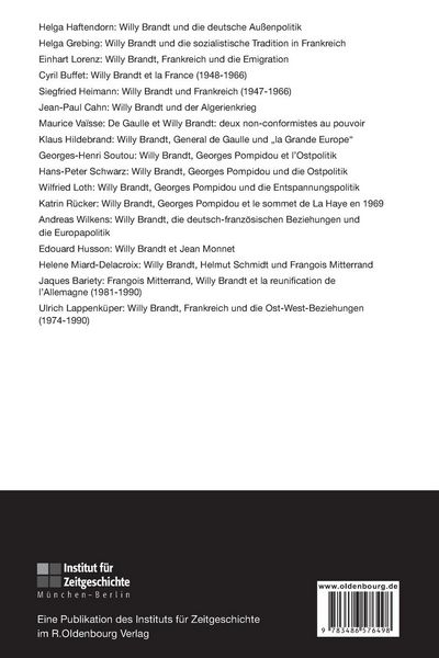 Produktbild: Willy Brandt und Frankreich