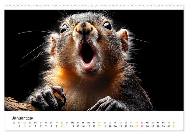 Produktbild: Wilde Heimat - Tiere unserer Natur (Wandkalender 2026 DIN A2 quer), CALVENDO Monatskalender