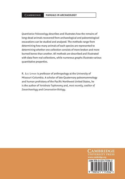 Produktbild: Quantitative Paleozoology