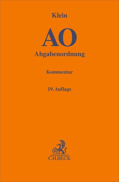 Produktbild: Abgabenordnung. AO