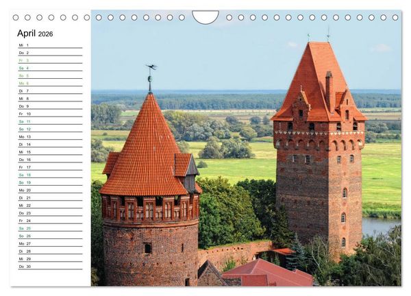 Produktbild: Tangerm&uuml;nde - Fachwerk- und Backsteinbauten-Stadt an der Elbe (Wandkalender 2026 DIN A4 quer), CALVENDO Monatskalender