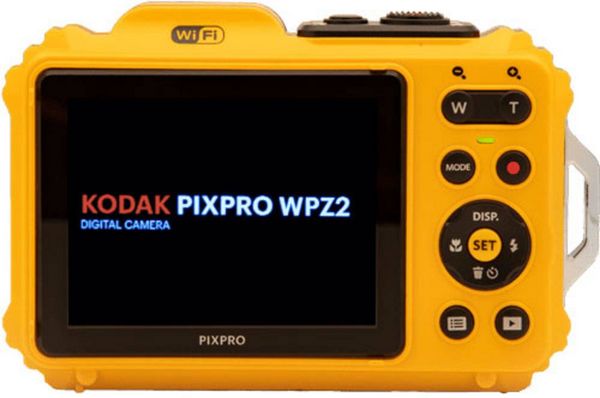 Produktbild: Kodak Pixpro WPZ2 Digitalkamera 15 Megapixel Opt. Zoom: 4 x Gelb inkl. Akku, inkl. Blitzger&auml;t Bildstabilisierung, WiFi, Wasserdicht