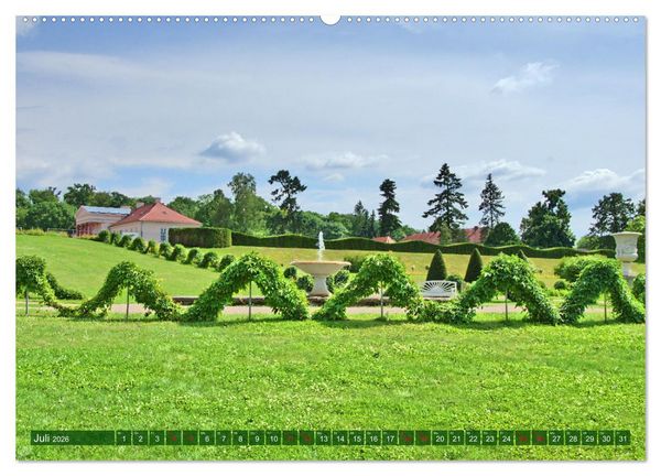 Produktbild: Schlossgarten Neustrelitz (hochwertiger Premium Wandkalender 2026 DIN A2 quer), Kunstdruck in Hochglanz