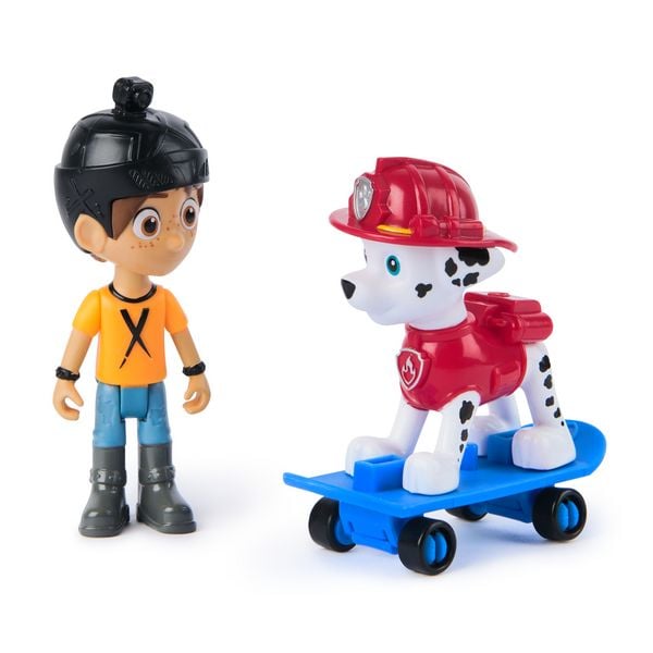 Produktbild: PAW Patrol Hero Pups &ndash; Actionfigurenset mit Marshall Hundefigur, Danny X Figur und Skateboard