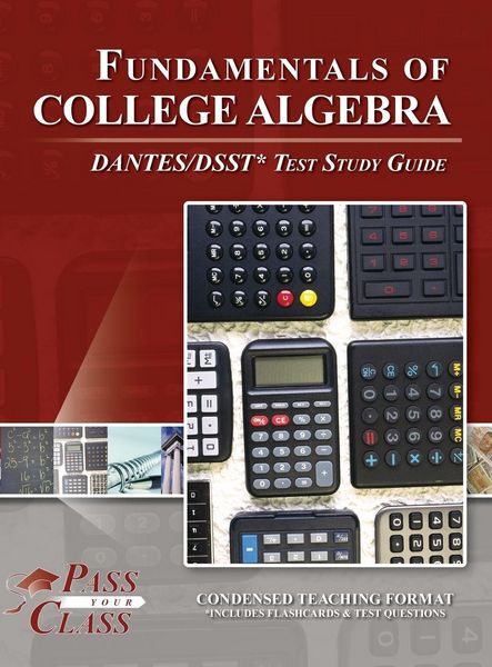 Produktbild: Fundamentals of College Algebra DANTES / DSST Test Study Guide
