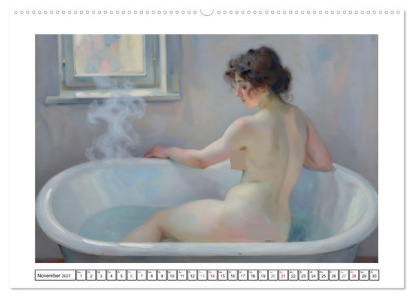 Produktbild: Sch&ouml;nheit ohne Schleier - Impressionismus (hochwertiger Premium Wandkalender 2027 DIN A2 quer), Kunstdruck in Hochglanz