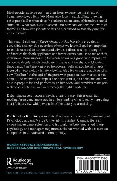 Produktbild: The Psychology of Job Interviews
