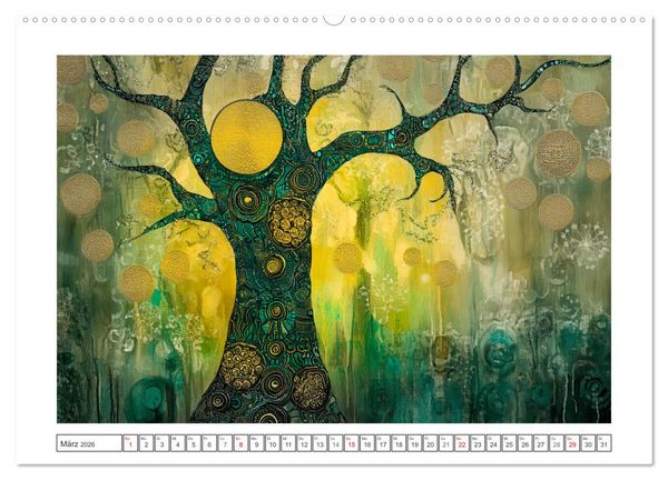 Produktbild: Waldsicht - Ein Lichterspiel (Wandkalender 2026 DIN A2 quer), CALVENDO Monatskalender