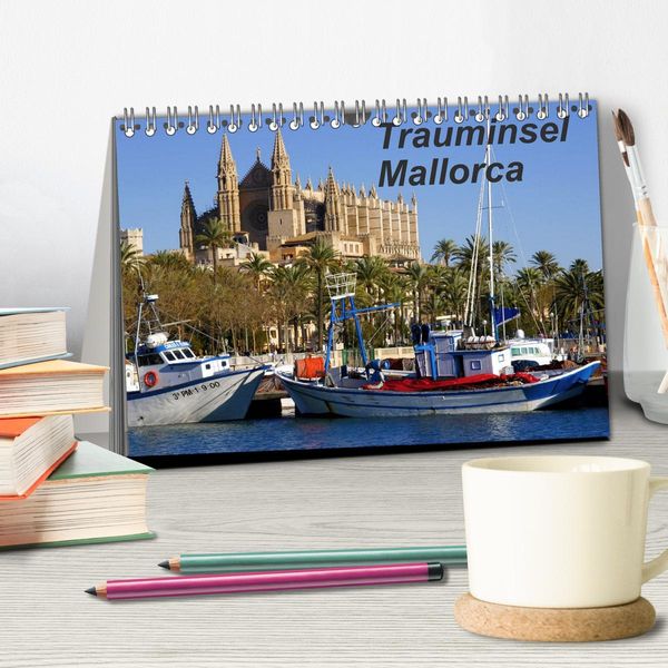 Produktbild: Trauminsel Mallorca (Tischkalender 2026 DIN A5 quer), CALVENDO Monatskalender