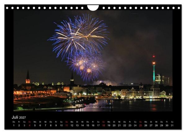 Produktbild: Feuerwerks - Impressionen (Wandkalender 2027 DIN A4 quer), CALVENDO Monatskalender