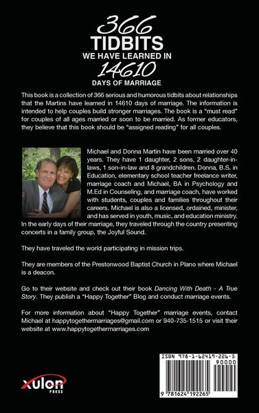 Produktbild: 366 Tidbits We Have Learned in 14610 Days of Marriage