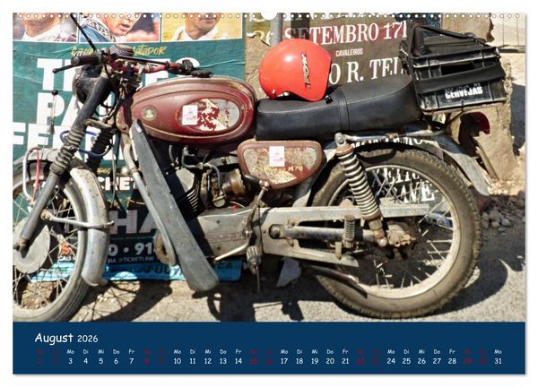 Produktbild: Vintage Mopeds (Wandkalender 2026 DIN A2 quer), CALVENDO Monatskalender