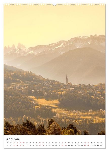 Produktbild: S&uuml;d-Tirol in stimmungsvollen Bildern (hochwertiger Premium Wandkalender 2026 DIN A2 hoch), Kunstdruck in Hochglanz