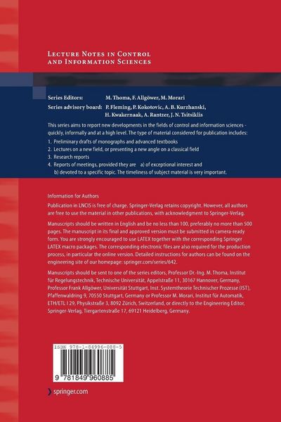 Produktbild: Visual Servoing via Advanced Numerical Methods