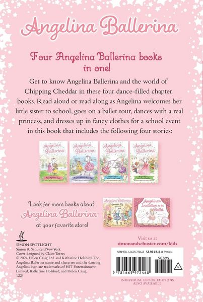 Produktbild: Angelina Ballerina 4 Ballet-Filled Chapter Books in 1!