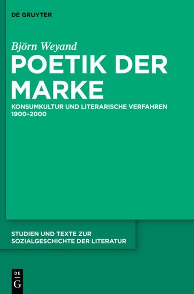Produktbild: Poetik der Marke