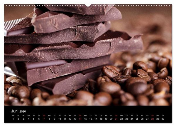 Produktbild: Kaffee & Schokolade (Wandkalender 2026 DIN A2 quer), CALVENDO Monatskalender