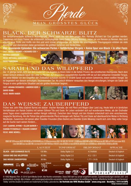 Produktbild: Pferde - Mein gr&ouml;&szlig;tes Gl&uuml;ck [3 DVDs]